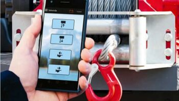 Draadloze lierbediening via smartphone