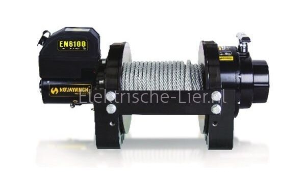 NovaWinch STINGER 12000SR 12 volt elektrische lier met 29 m lierkabel