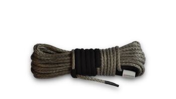 Synthetic winch rope 4,8x14mtr, liertouw met kous en oog